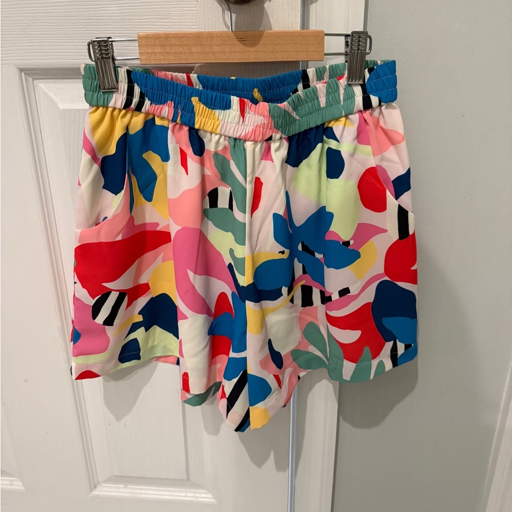 Crosby Multicolor Abstract Women's Shorts